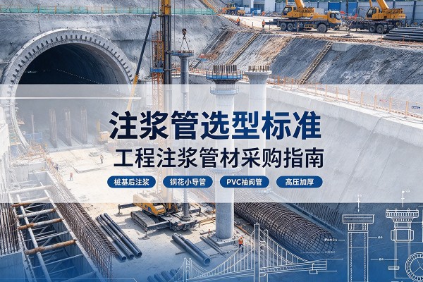 天宁注浆管选型标准