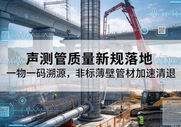 天宁声测管质量新规落地，一物一码溯源，非标薄壁管材加速清退